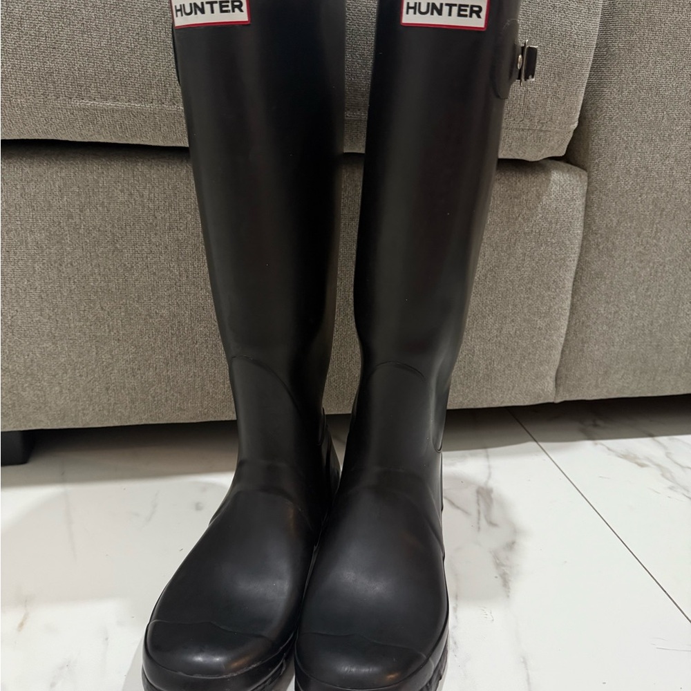 Hunter Black Rain Boots